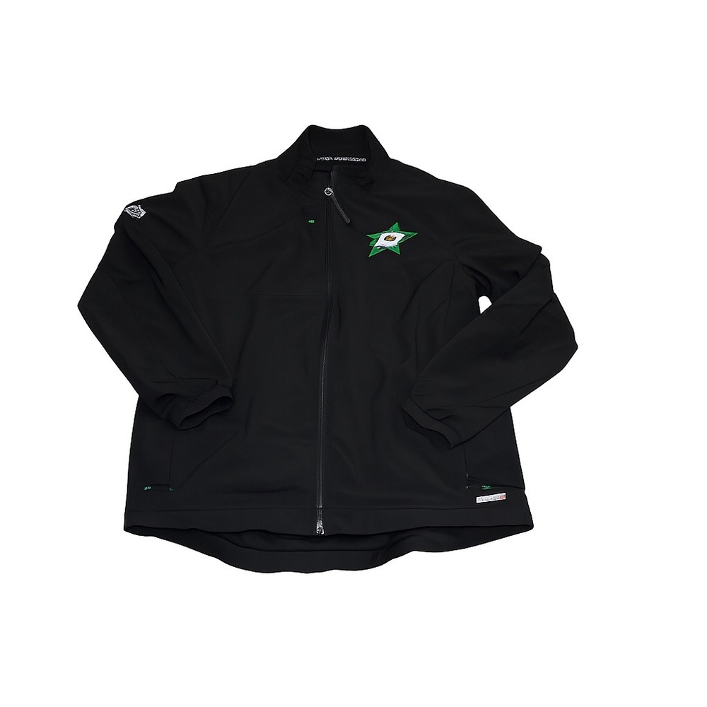 Dallas Stars Fanatics Authentic Pro Rink Jacket Black Full Zip Mens Large EUC